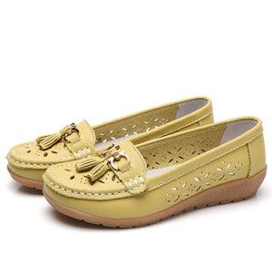 Summer mother shoes woman flats slip on