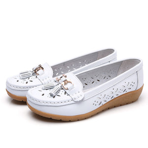 Summer mother shoes woman flats slip on