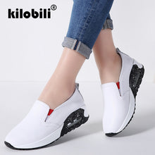 Load image into Gallery viewer, kilobili 2019 Spring Women Flat Sneakers Shoes Slip On